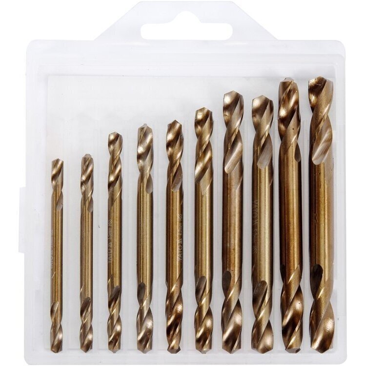 Grąžtų rinkinys HSS dvipusiai (10vnt) 3.0-6.0mm 1