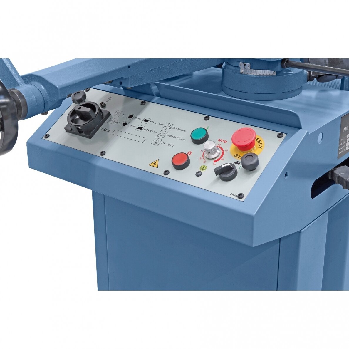 Horizontalios pjovimo staklės Bernardo HBS 210 Vario PRO - 400 V 10