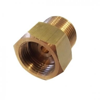 Perėjimas iš 21.8*1/14''(balionas) į 3/4 (RUS)(reduktorius)