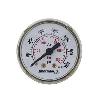 Slėgio matuoklis skirtas RBR-Ar/CO₂ reduktoriui ⌀ 40mm
