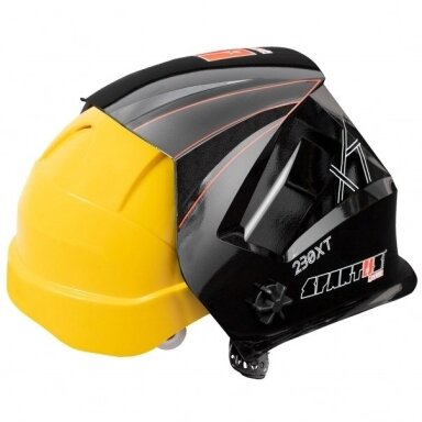 Suvirinimo skydelis SPARTUS Master 230XT su apsauginiu šalmu ir adapteriu bei tikrom spalvom filtru