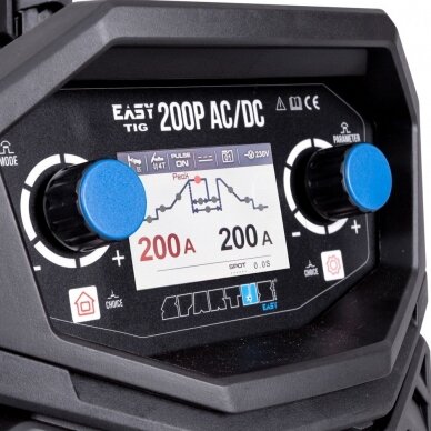 Suvirinimo aparatas SPARTUS EasyTIG 200P AC/DC 6