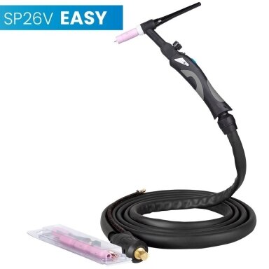 TIG-lift  26V degiklis, 4m, Easy serija, su jungikliu, ,SK35, 30cm hose, Rec6