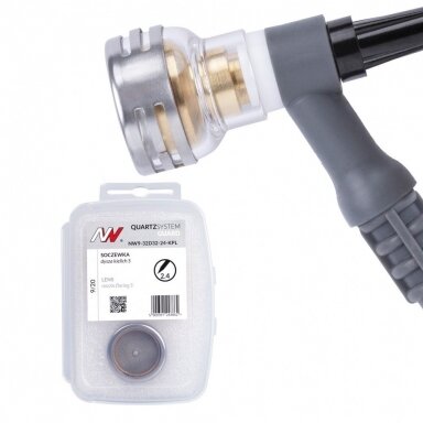 TIG stiklinės tūtos rinkinys 2.4mm 9/20